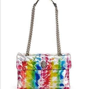 Kensington Large Rainbow Tie Dye Shoulder Bag